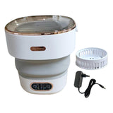 Maxbell Underwear Washing Machine Portable Washing Machine for Apartment Rvs Camping gray and white