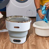 Maxbell Underwear Washing Machine Portable Washing Machine for Apartment Rvs Camping gray and white