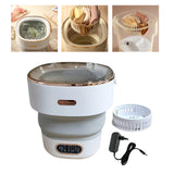 Maxbell Underwear Washing Machine Portable Washing Machine for Apartment Rvs Camping gray and white
