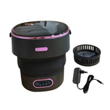 Maxbell Underwear Washing Machine Portable Washing Machine for Apartment Rvs Camping black and violet