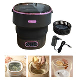 Maxbell Underwear Washing Machine Portable Washing Machine for Apartment Rvs Camping black and violet