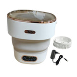 Maxbell Underwear Washing Machine Portable Washing Machine for Apartment Rvs Camping beige
