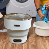 Maxbell Underwear Washing Machine Portable Washing Machine for Apartment Rvs Camping beige
