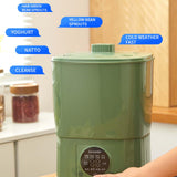Maxbell Bean Sprouts Machine EU Plug 16W Automatic Bean Sprouts Maker for Mung Beans Intelligent Type