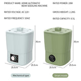 Maxbell Bean Sprouts Machine EU Plug 16W Automatic Bean Sprouts Maker for Mung Beans Intelligent Type