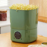 Maxbell Bean Sprouts Machine EU Plug 16W Automatic Bean Sprouts Maker for Mung Beans Intelligent Type