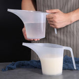Maxbell Funnel Pitcher Tip Mouth Sturdy Portable Measuring Cup for Cream Oil Canning