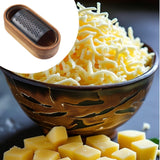Maxbell Cheese Grater with Container Effortless Cheese Shredder for Lemon Vegetables without handle