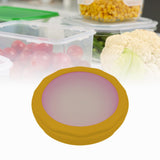 Maxbell Silicone Fruit Crisper Box Stretch Pod for Dining Room Garlic Potatoes Yellow