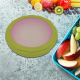 Maxbell Silicone Fruit Crisper Box Stretch Pod for Dining Room Garlic Potatoes Green