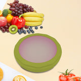 Maxbell Silicone Fruit Crisper Box Stretch Pod for Dining Room Garlic Potatoes Green