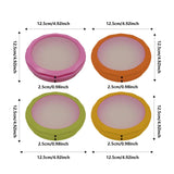 Maxbell Silicone Fruit Crisper Box Stretch Pod for Dining Room Garlic Potatoes 4pcs