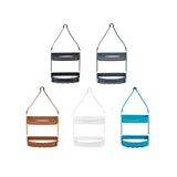 Maxbell Hanging Shower Basket Holder for Large and Small Bottles Home Bathroom Black