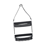 Maxbell Hanging Shower Basket Holder for Large and Small Bottles Home Bathroom Black