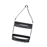 Maxbell Hanging Shower Basket Holder for Large and Small Bottles Home Bathroom Black