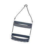 Maxbell Hanging Shower Basket Holder for Large and Small Bottles Home Bathroom Deep Gray