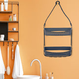 Maxbell Hanging Shower Basket Holder for Large and Small Bottles Home Bathroom Deep Gray
