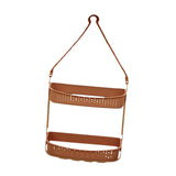 Maxbell Hanging Shower Basket Holder for Large and Small Bottles Home Bathroom Orange