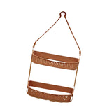 Maxbell Hanging Shower Basket Holder for Large and Small Bottles Home Bathroom Orange
