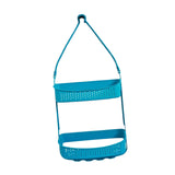 Maxbell Hanging Shower Basket Holder for Large and Small Bottles Home Bathroom Blue