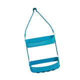 Maxbell Hanging Shower Basket Holder for Large and Small Bottles Home Bathroom Blue
