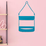 Maxbell Hanging Shower Basket Holder for Large and Small Bottles Home Bathroom Blue