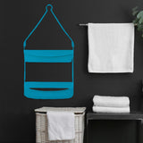 Maxbell Hanging Shower Basket Holder for Large and Small Bottles Home Bathroom Blue