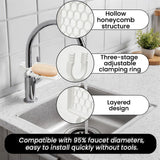 Maxbell Sponge Holder over Faucet Shelf Stand for Scrubbers Soap Bathroom Countertop
