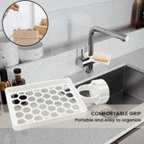 Maxbell Sponge Holder over Faucet Shelf Stand for Scrubbers Soap Bathroom Countertop