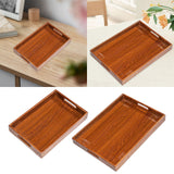 Maxbell Wooden Serving Tray Lightweight Simple Wood Plate for Home Events Guest Room 33 cmx22 cmx5 cm
