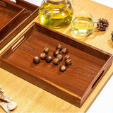 Maxbell Wooden Serving Tray Lightweight Simple Wood Plate for Home Events Guest Room 33 cmx22 cmx5 cm