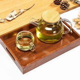 Maxbell Wooden Serving Tray Lightweight Simple Wood Plate for Home Events Guest Room 33 cmx22 cmx5 cm