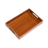 Maxbell Wooden Serving Tray Lightweight Simple Wood Plate for Home Events Guest Room 33 cmx22 cmx5 cm
