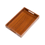 Maxbell Wooden Serving Tray Lightweight Simple Wood Plate for Home Events Guest Room 33 cmx22 cmx5 cm