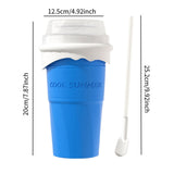Maxbell Slushy Maker Cup 500ml Portable Gadget Slushie Maker for Family Friends