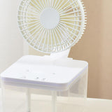 Maxbell Desktop Cooling Fan with Humidifier Portable 3 Speeds for Camp Summer Office