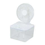 Maxbell Desktop Cooling Fan with Humidifier Portable 3 Speeds for Camp Summer Office