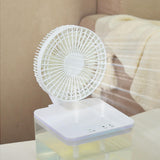 Maxbell Desktop Cooling Fan with Humidifier Portable 3 Speeds for Camp Summer Office