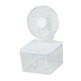 Maxbell Desktop Cooling Fan with Humidifier Portable 3 Speeds for Camp Summer Office