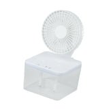 Maxbell Desktop Cooling Fan with Humidifier Portable 3 Speeds for Camp Summer Office