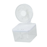 Maxbell Desktop Cooling Fan with Humidifier Portable 3 Speeds for Camp Summer Office
