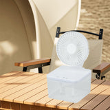 Maxbell Desktop Cooling Fan with Humidifier Portable 3 Speeds for Camp Summer Office
