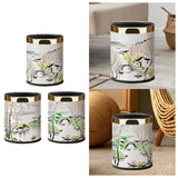 Maxbell Trash Can 10L Stylish Decorative Wastebasket for Bedroom Living Room Kitchen Style A