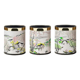 Maxbell Trash Can 10L Stylish Decorative Wastebasket for Bedroom Living Room Kitchen Style A