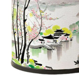 Maxbell Trash Can 10L Stylish Decorative Wastebasket for Bedroom Living Room Kitchen Style B
