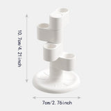 Maxbell Toothbrush Holder Easy Cleaning Toothbrush Rack for Countertop Washroom Sink