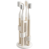 Maxbell Toothbrush Holder Easy Cleaning Toothbrush Rack for Countertop Washroom Sink