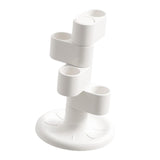 Maxbell Toothbrush Holder Easy Cleaning Toothbrush Rack for Countertop Washroom Sink