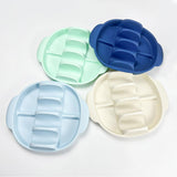 Maxbell Silicone Taco Holder Kitchen Gadgets Non Plate Microwave Use with Slots blue