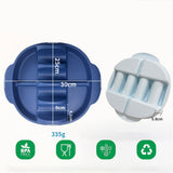 Maxbell Silicone Taco Holder Kitchen Gadgets Non Plate Microwave Use with Slots blue